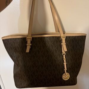 Brown MK tote